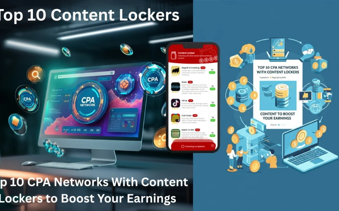 Top 10 CPA Networks With Content Lockers to Boost Your Earnings