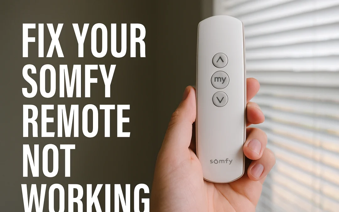 Ultimate 7-Step Fix: Somfy Remote Not Working (Boost Remote)