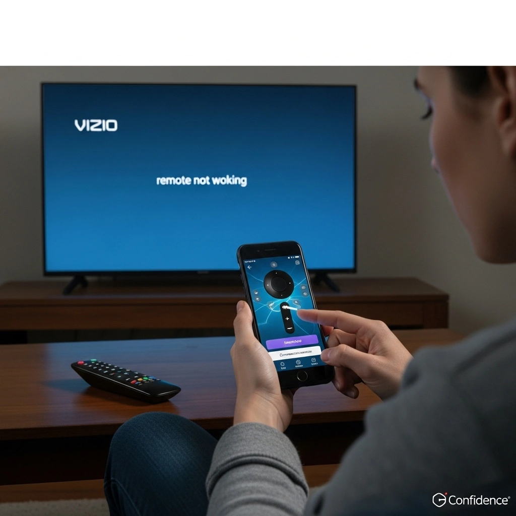 Use your phone while vizio remote control is not working.