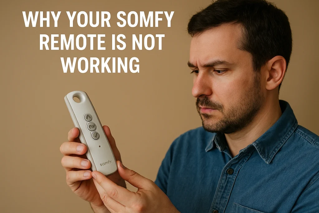 Somfy remote not working