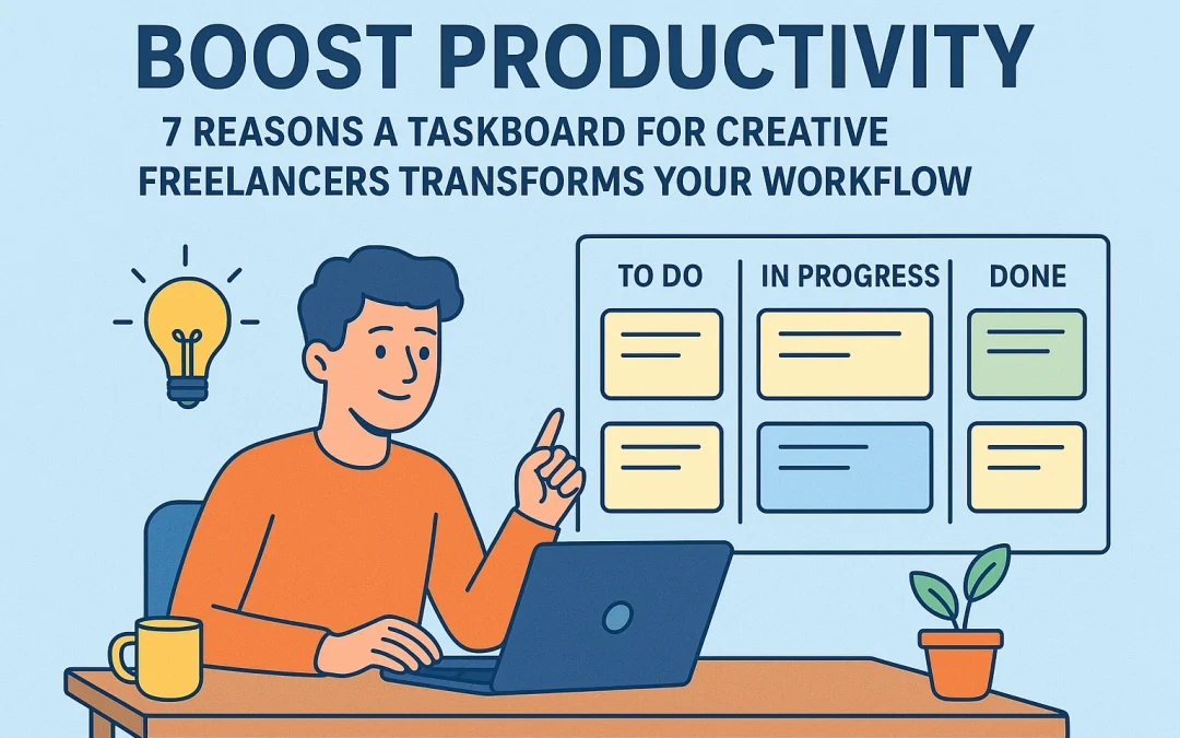 7 Reasons a Taskboard for Creative Freelancers