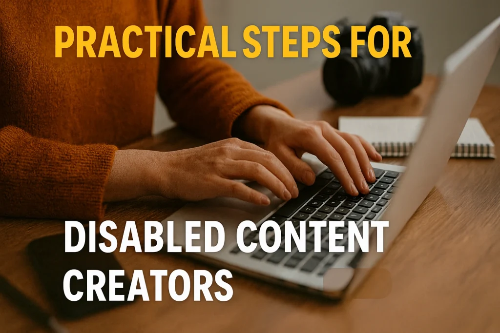 Can I Be a Content Creator While on Disability 