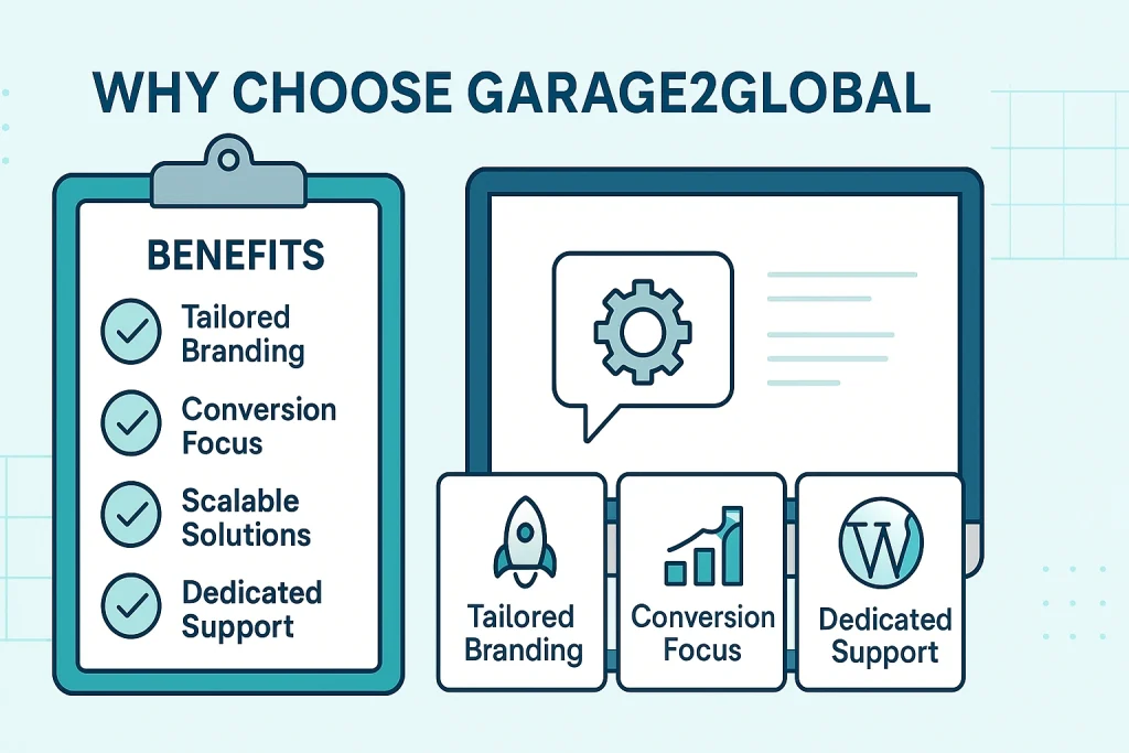 Key Benefits of Choosing Garage2Global for Custom Web Design