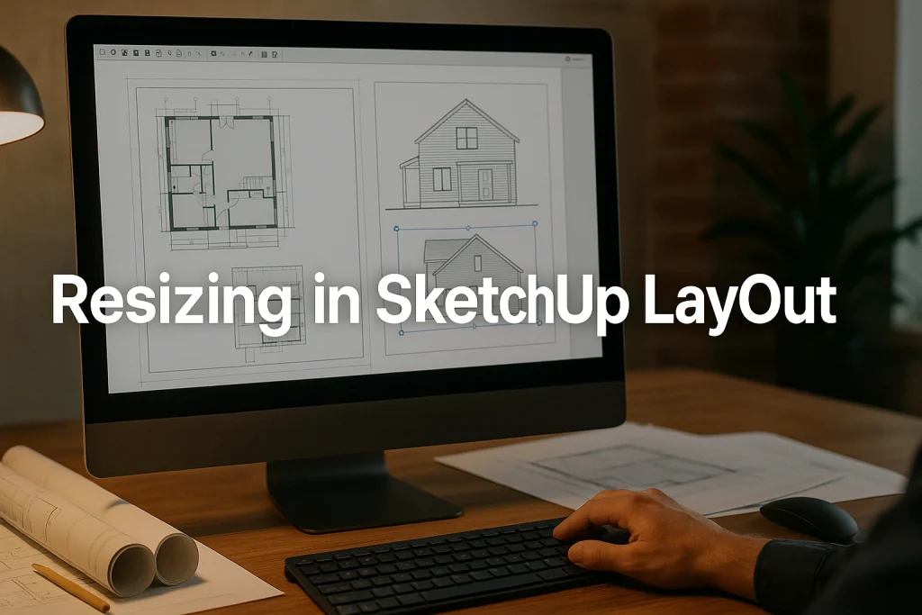 Resizing in SketchUp Layout