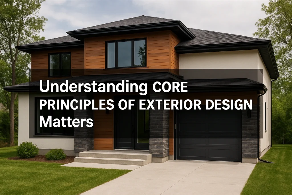 what are the principles of exterior design drhextreriorly