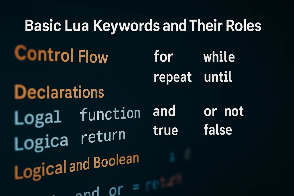what is a lua keyword