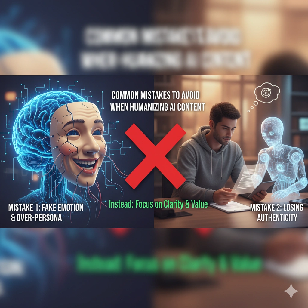 Common Mistakes to Avoid When Humanizing AI Content