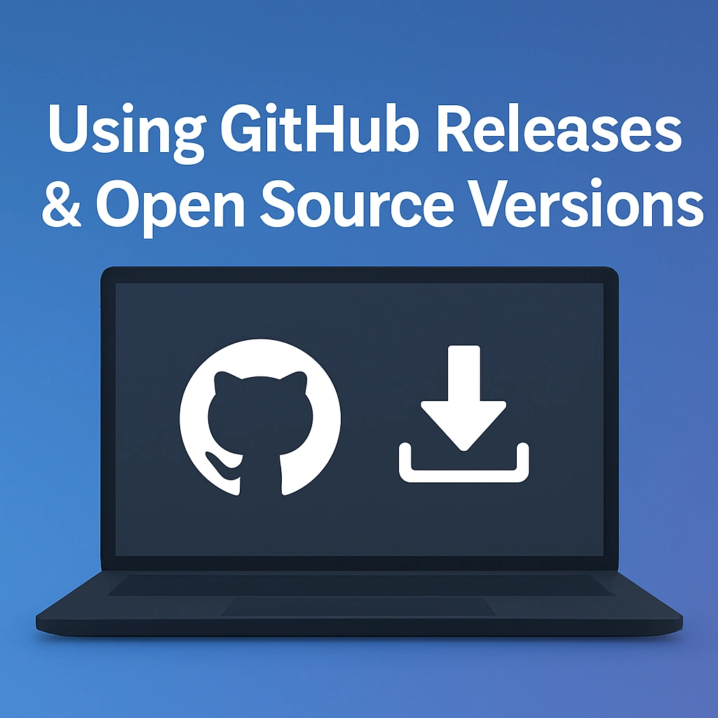 Using GitHub Releases & Open Source Versions
