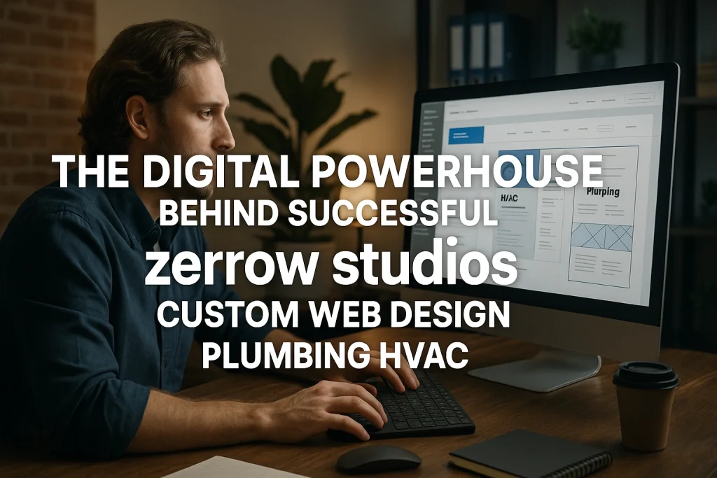 zerrow studios custom web design plumbing hvac